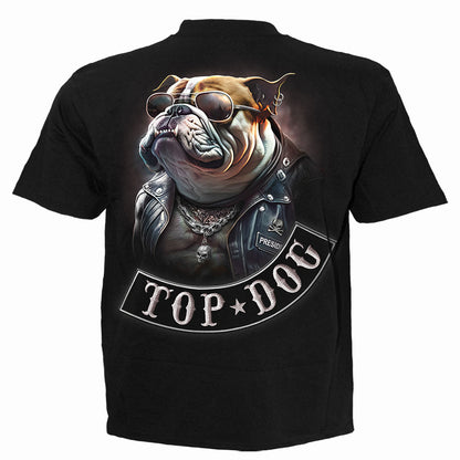 TOP DOG - Camiseta Negra